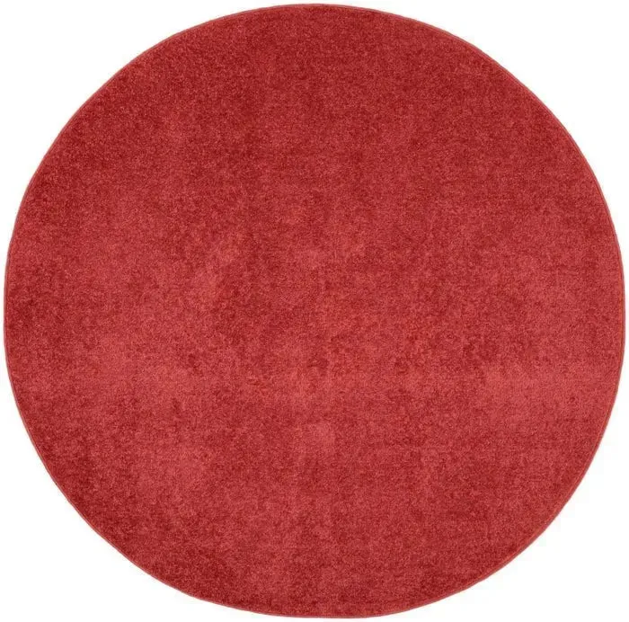 Nourison Essentials NRE01 Brick Red Rug