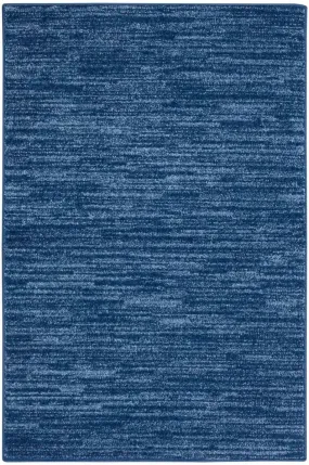 Nourison Essentials NRE01 Navy Blue Rug