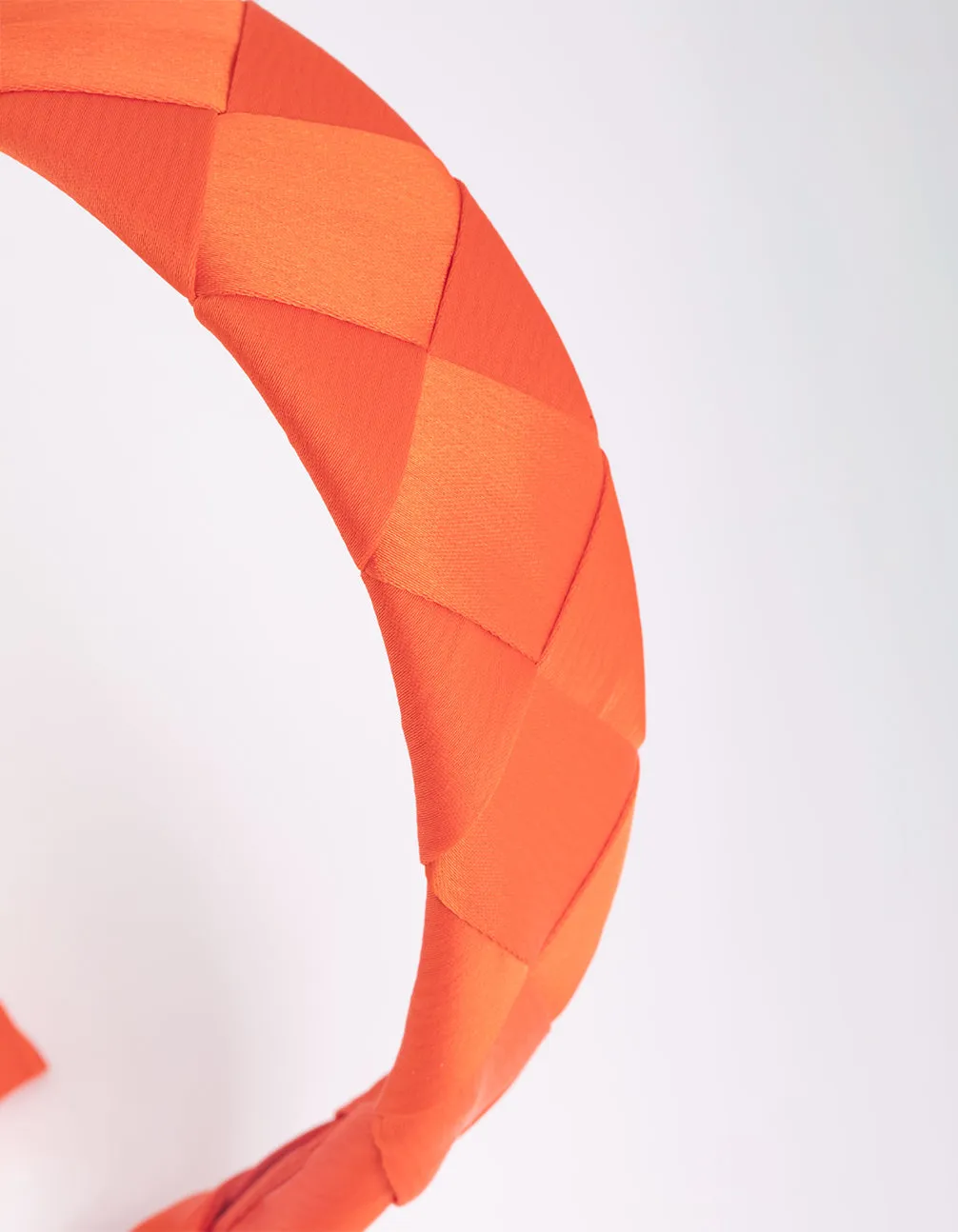 Orange Crossweave Headband