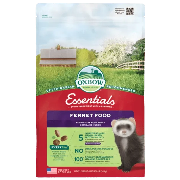 Oxbow Essentials Ferret Food, 4lb