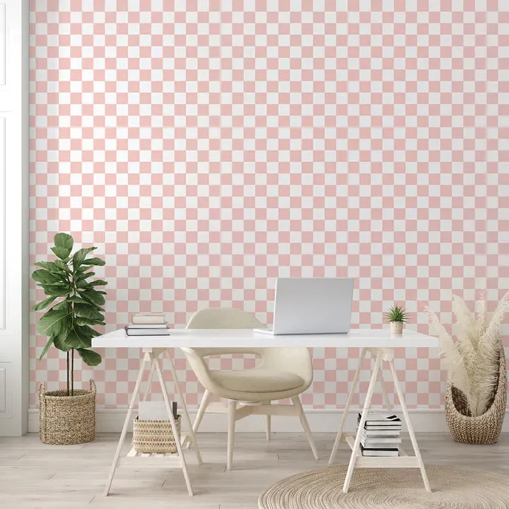 Peel   Stick Removable Wallpaper: Pink Tones