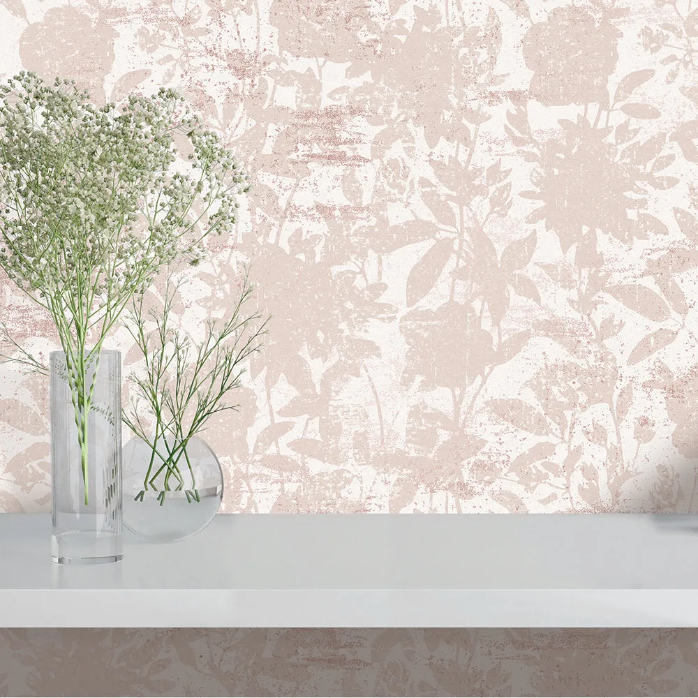 Peel   Stick Removable Wallpaper: Pink Tones