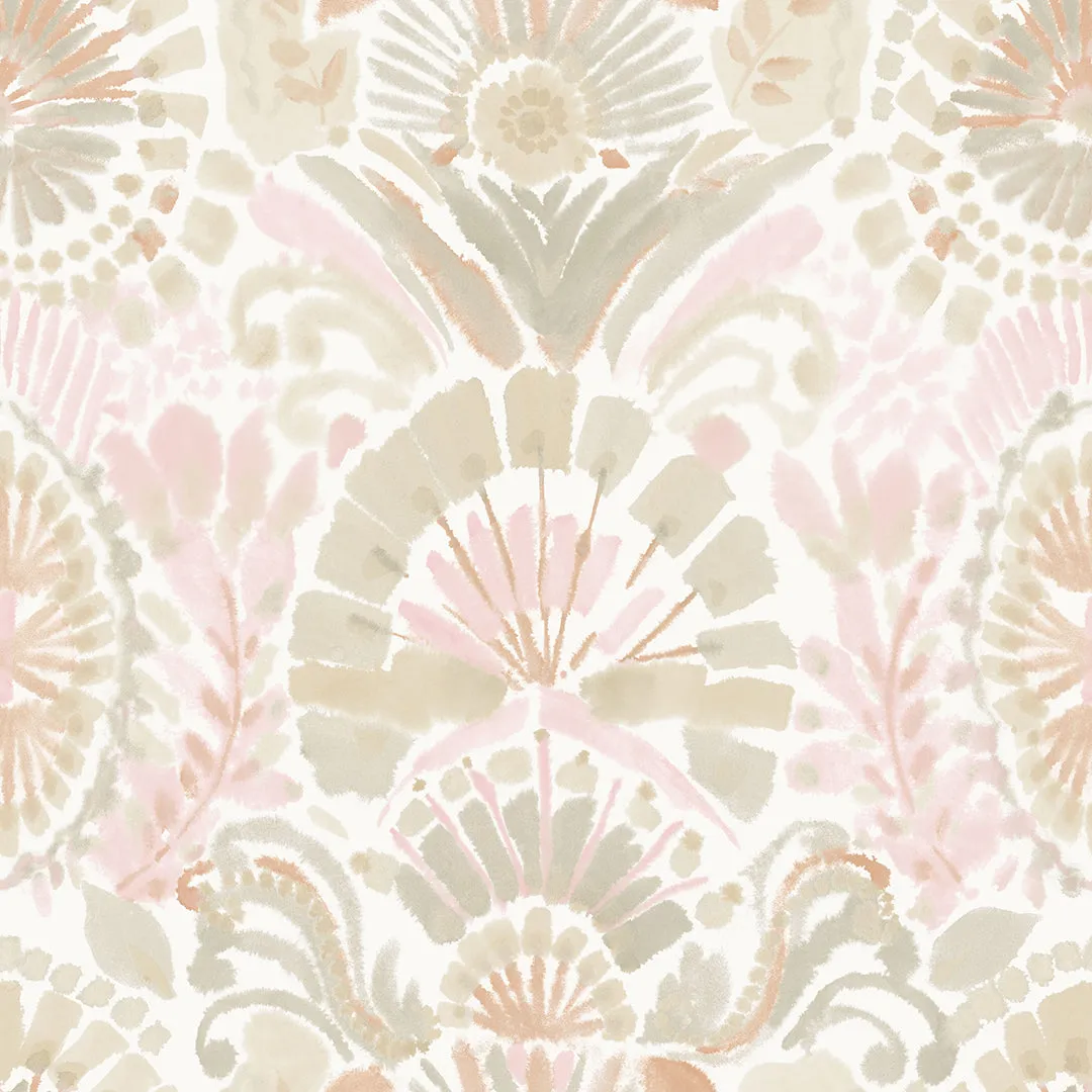 Peel   Stick Removable Wallpaper: Pink Tones