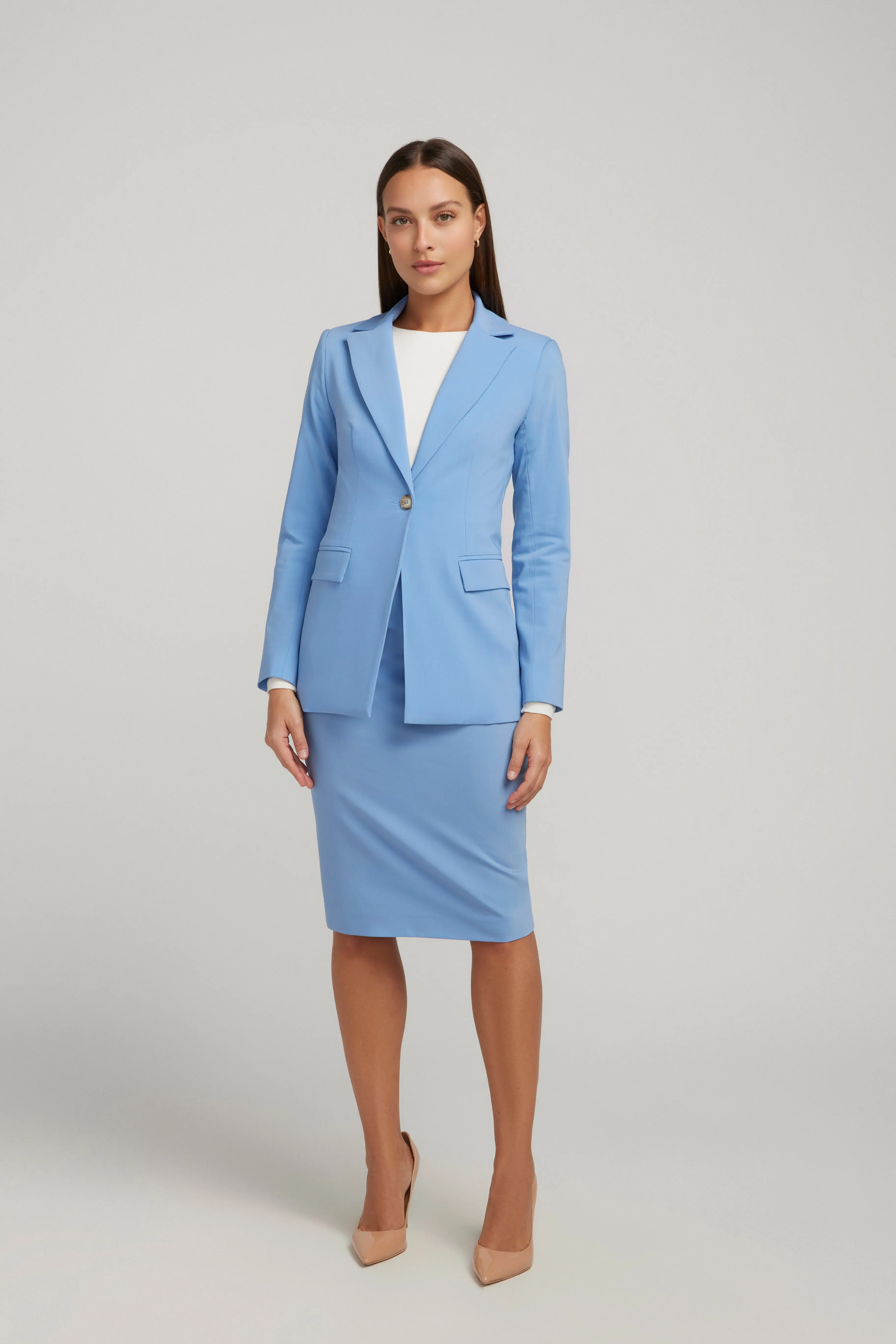 PENCIL SKIRT SET BLUEBELL