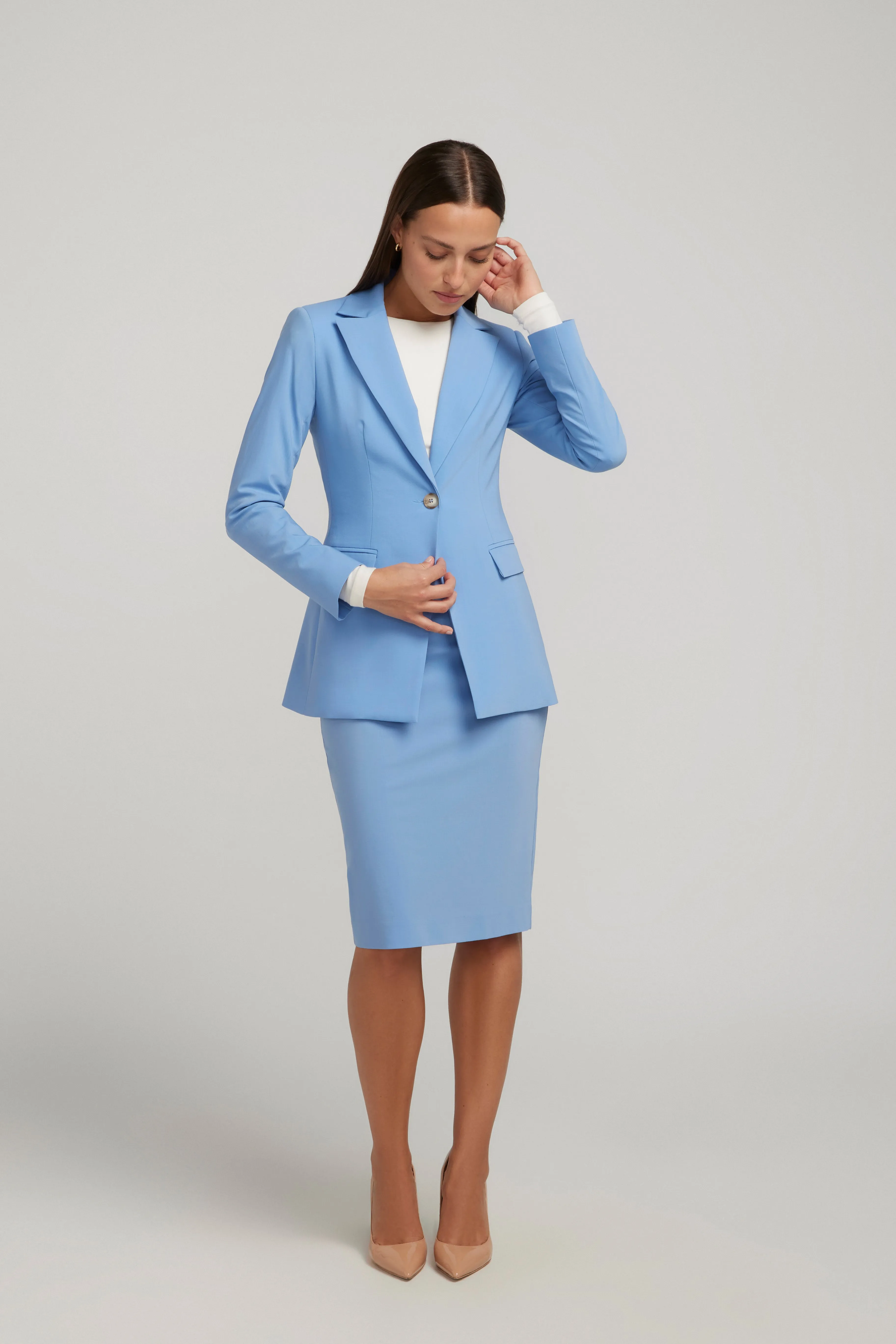 PENCIL SKIRT SET BLUEBELL