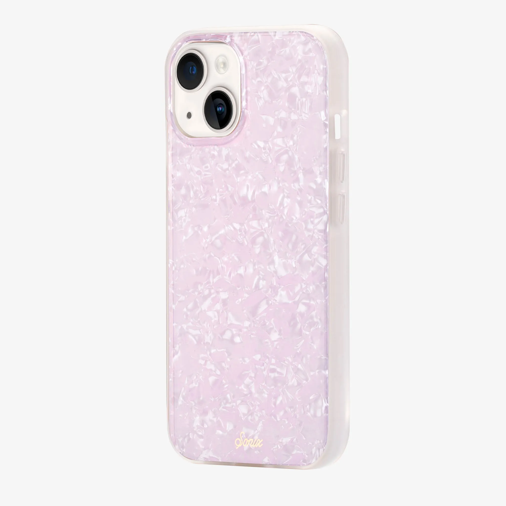 Pink Pearl Tort iPhone Case