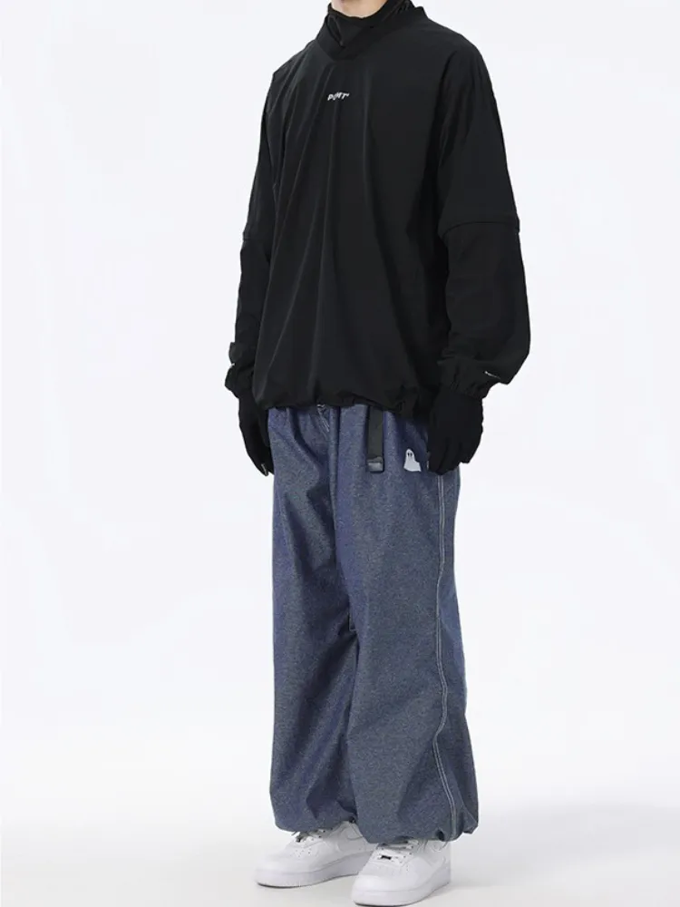 POMT Demin Baggy Snow Pants - Unisex