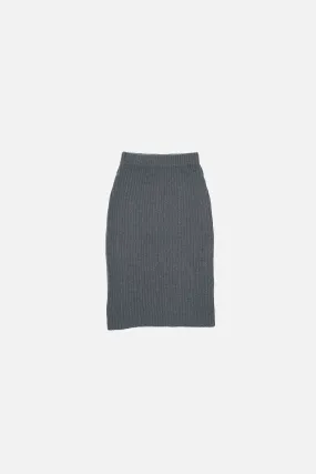 Ribbed Pencil Skirt