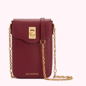 ROSEWOOD LEATHER RITA CROSSBODY MINI BAG