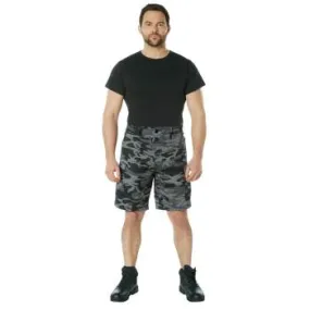 Rothco Colored Camo BDU Shorts / Black Camo