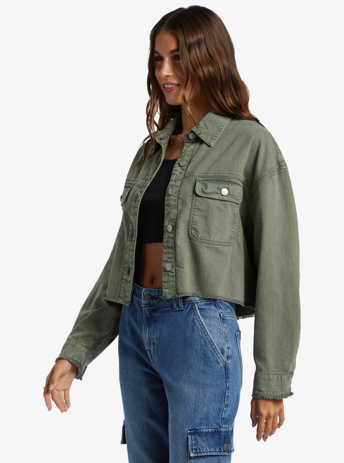 Roxy Sunset Sands Cut Off Jacket