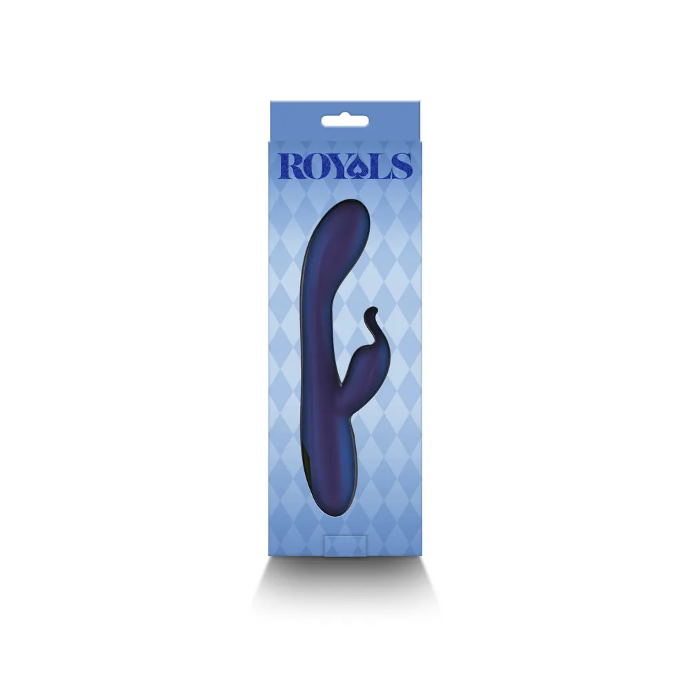 Royals Empress Rabbit Vibrator Metallic Blue