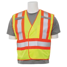 S345 Class 2 Public Safety 5-Point Break-Away Safety Vest 1pc