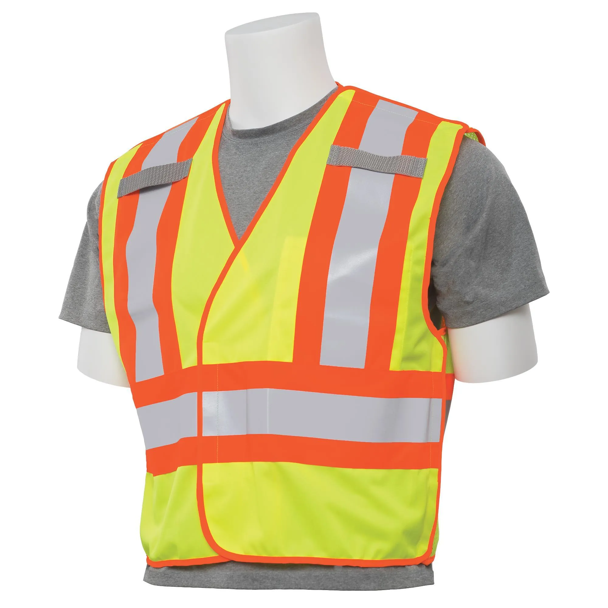 S345 Class 2 Public Safety 5-Point Break-Away Safety Vest 1pc