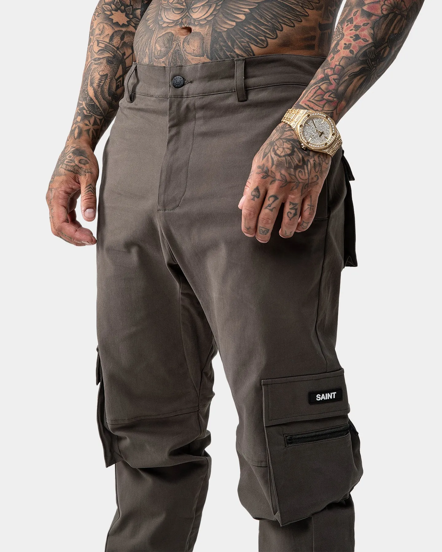 Saint Morta Espionage Cargo Pants Khaki