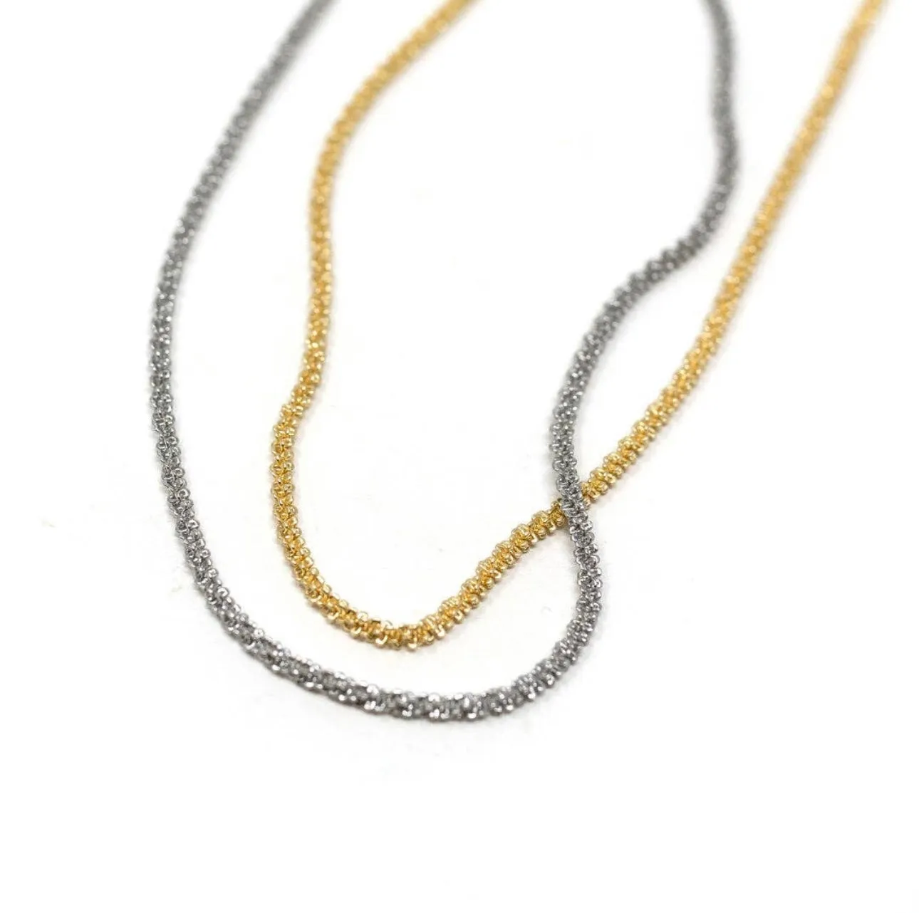 Skinny Shimmer Chain Necklace