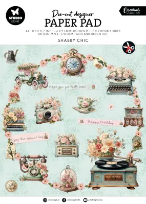 SL Die-Cut Paper Pad Shabby Chic Essentials 32 SH