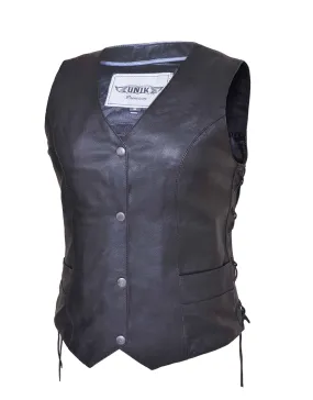 Slinger Traditional Side Laced Vest Womens