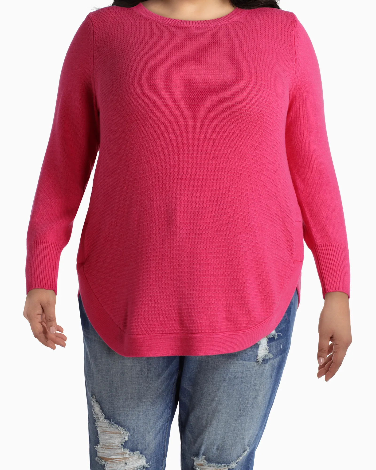 Sophie Cotton Sweater | Pink