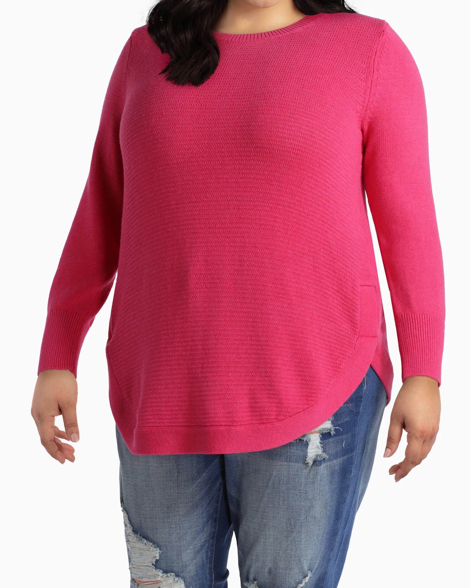 Sophie Cotton Sweater | Pink