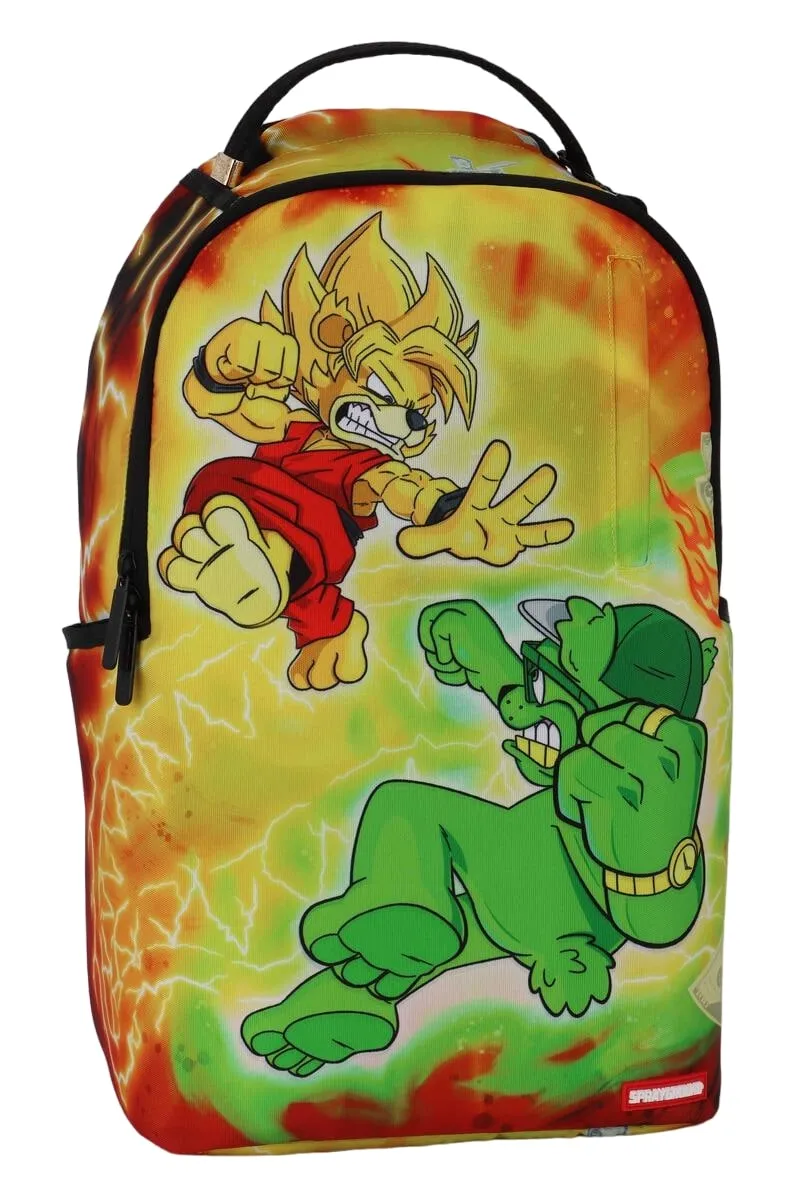 Sprayground Dragon Bear VS Money Bear DLXSR Backpack B6260