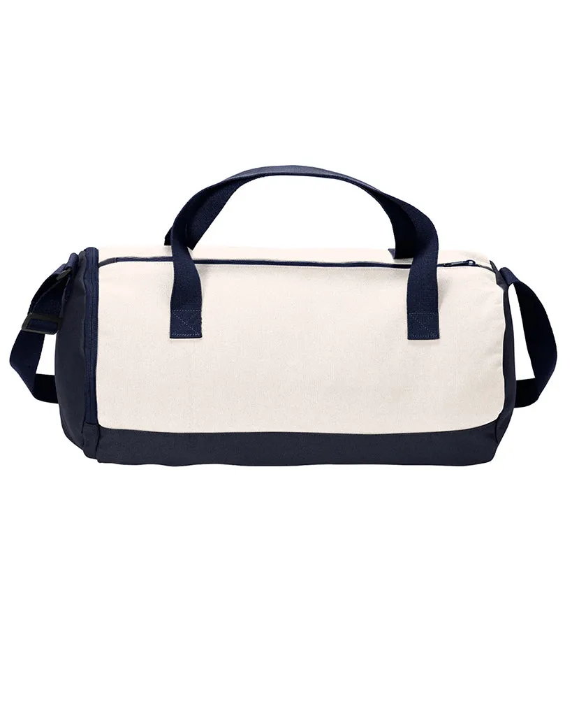 Stylish Cotton Barrel Duffel / Gym Bag