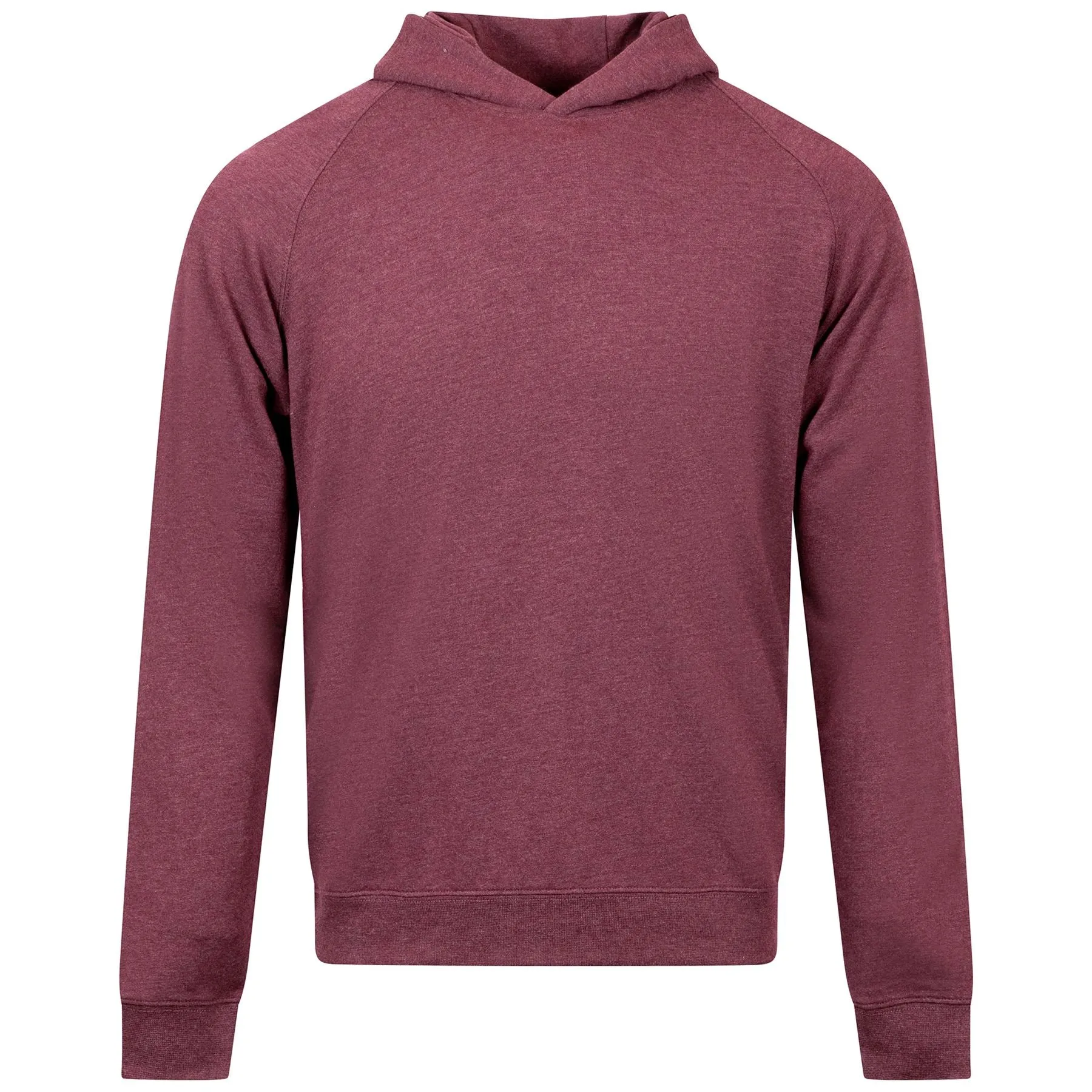 The Lawson Performance Hoodie Heathered Dark Claret - AW24