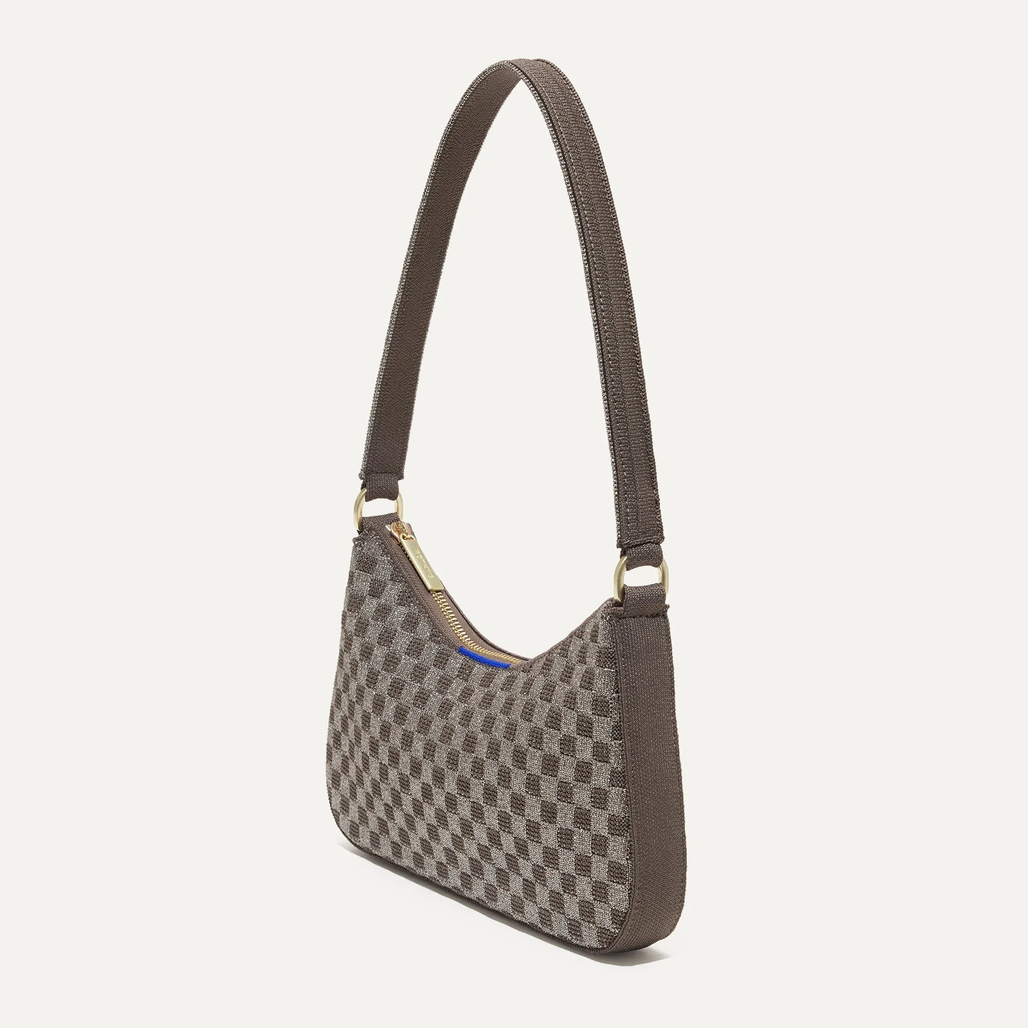 The Mini Shoulder Bag - Light Pewter