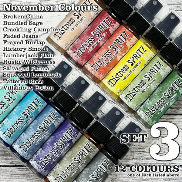 Tim Holtz Distress  Spritz set 3