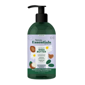 TropiClean Essentials Moisturizing Conditioner Shea Butter - Soft Shea Butter & Chamomile for Dogs 16oz