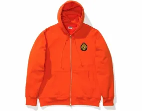 UNDEFEATED Bullion Zip Hoodie Orange