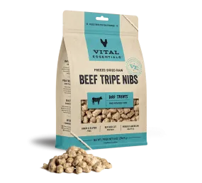 Vital Essentials Freeze Dried Raw Beef Tripe Nibs Dog Treats