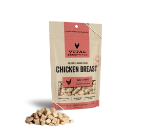 Vital Essentials Freeze Dried Raw Chicken Breast Dog Treats