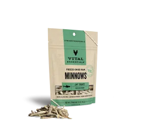 Vital Essentials Freeze Dried Raw Minnows Cat Treats