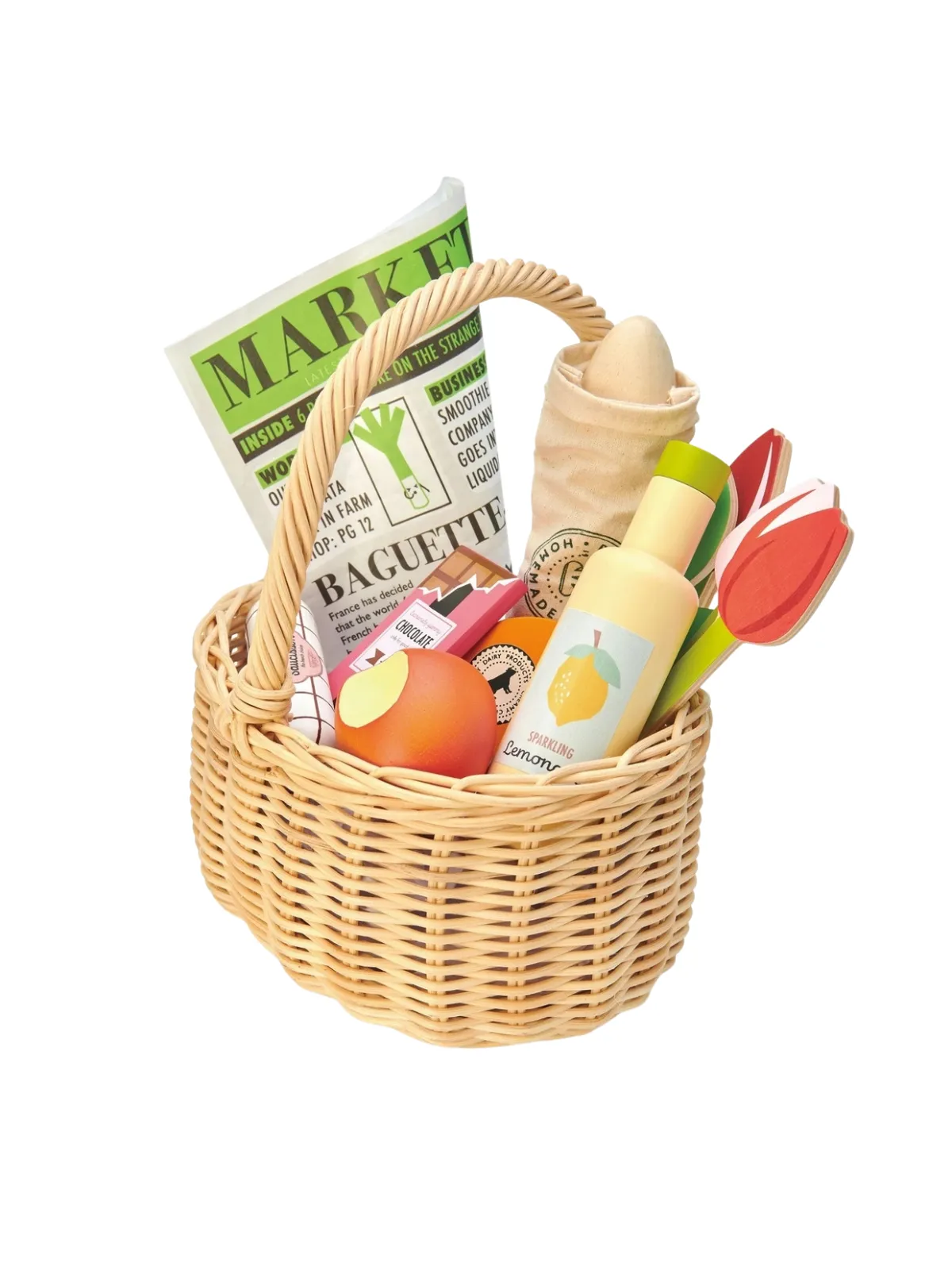 Wicker Shopping Basket