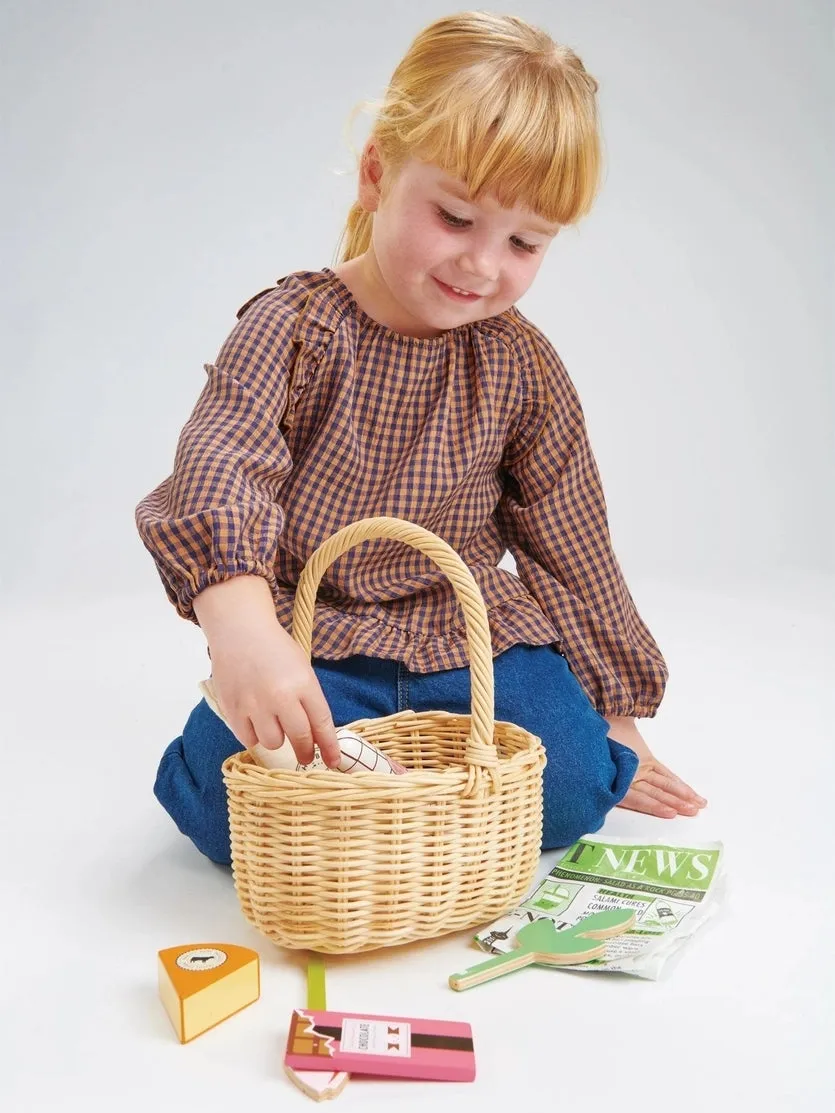 Wicker Shopping Basket