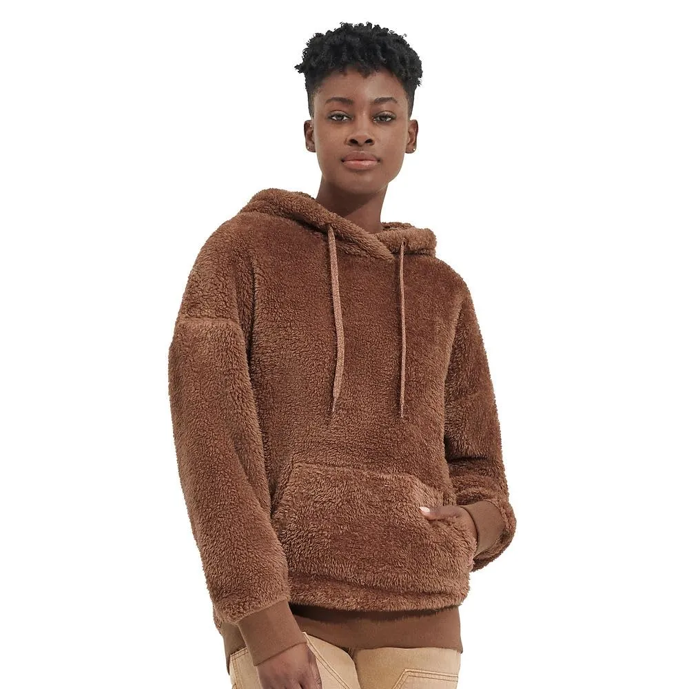 Women's Apparel UGG LOYRA SHERPA HOODIE Sweater 1121380 CEDAR BARK