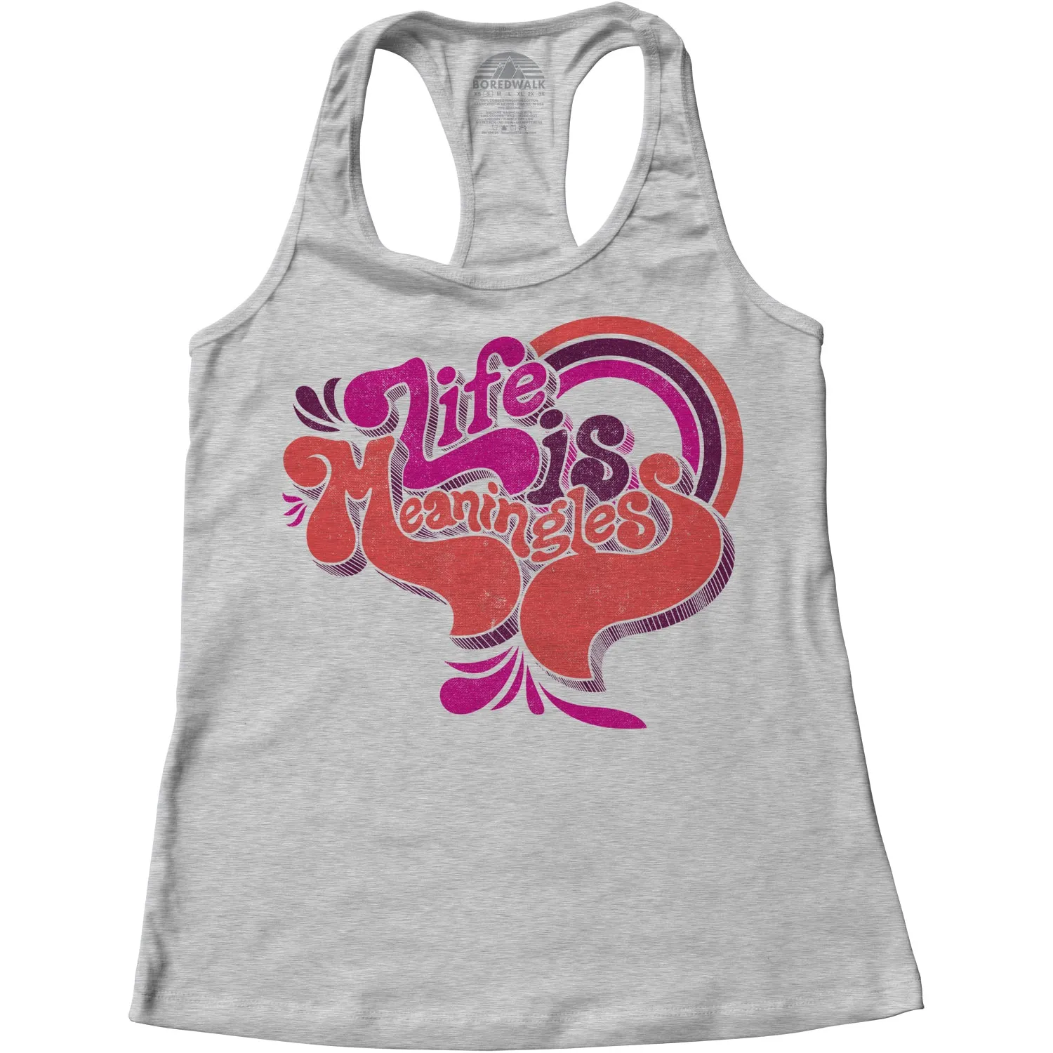 Women's Life is Meaningless Racerback Tank Top