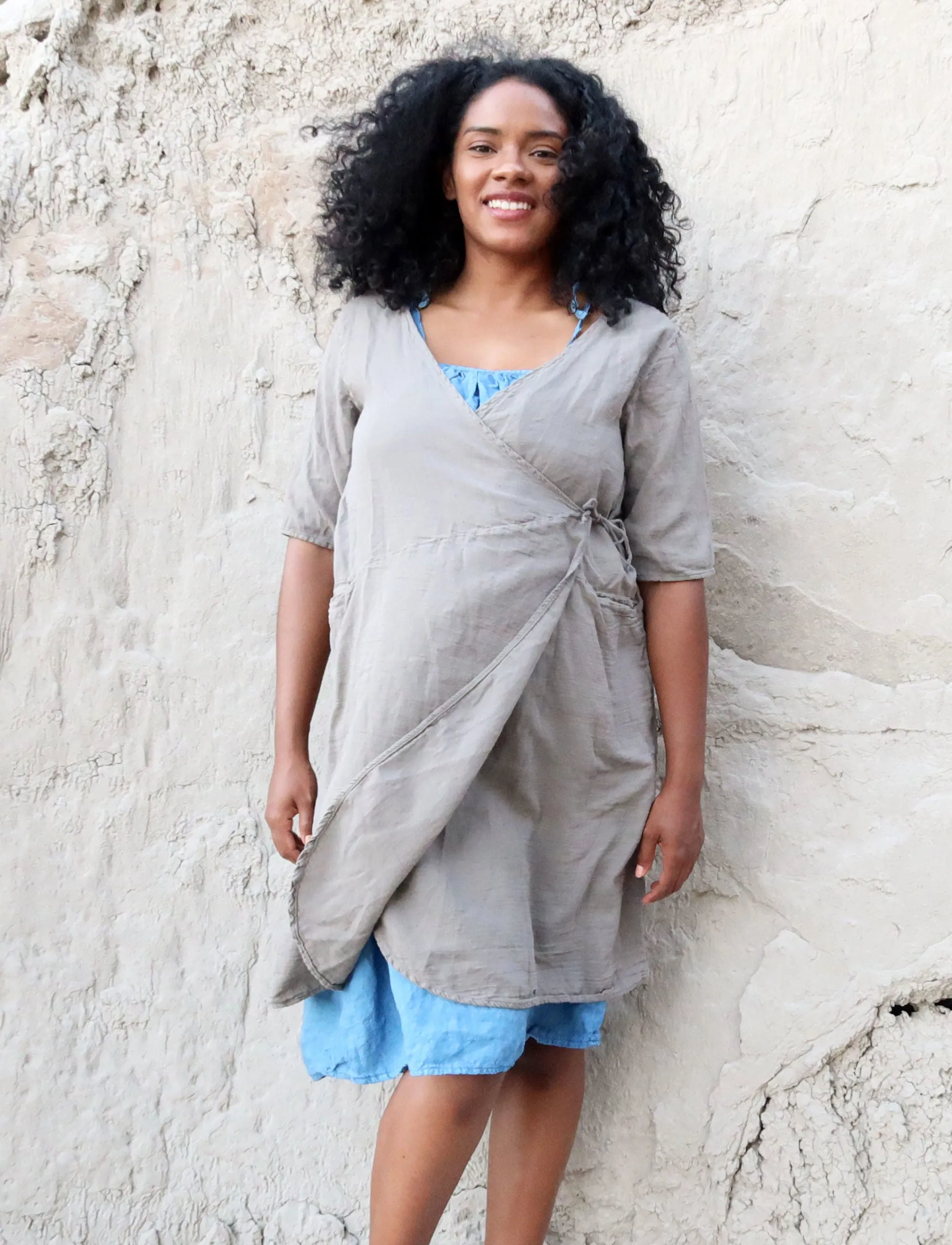 Wrap Origami Tunic Dress