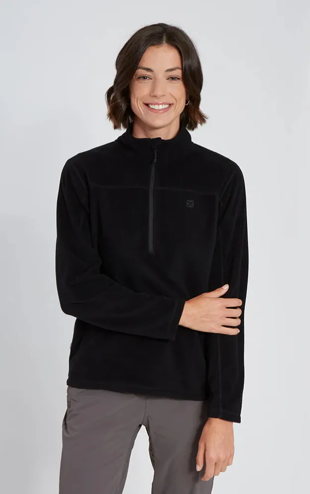 XTM Milanesia 1/4 Zip Fleece Black