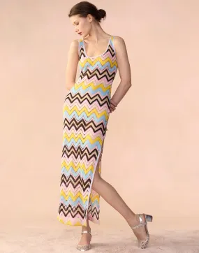 Zigzag Knit Dress